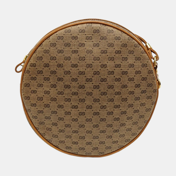 Monogram Coated Canvas Shoulder Bag Brown