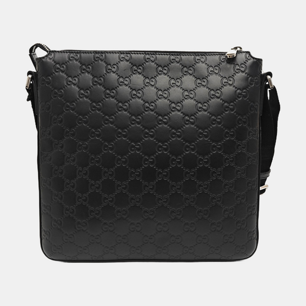 Signature Monogram Calfskin Black