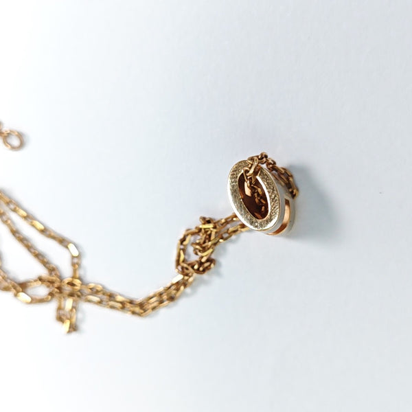 Pop H Metal Rose Gold Necklace