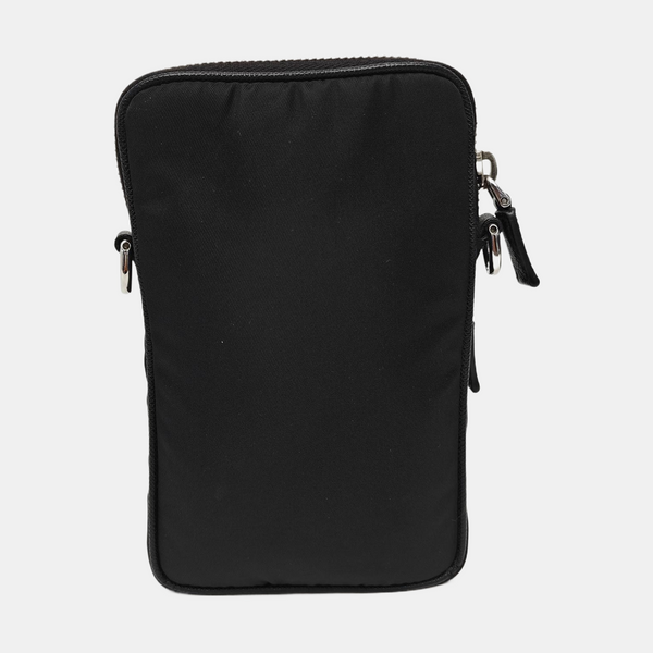 Nylon Shoulder Bag Black