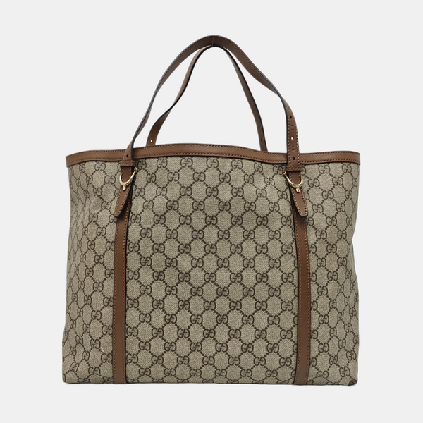 GG Supreme Monogram Coated Canvas Black