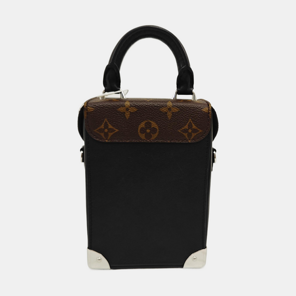 CAMERA BOX Monogram Calfskin Black