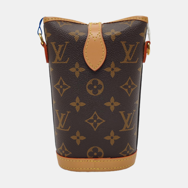 FOLD ME Monogram Coated Canvas Brown