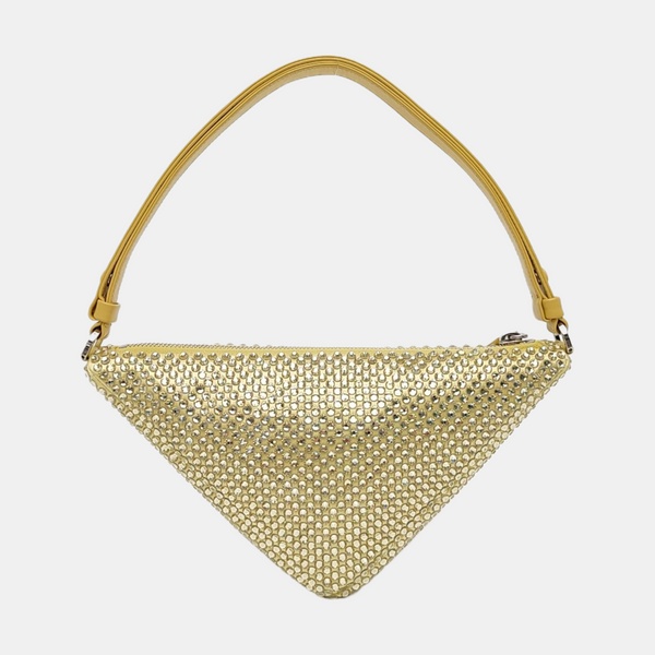 Satin Shoulder Bag Yellow
