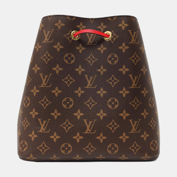 NÉONOÉ MM Monogram Coated Canvas Brown