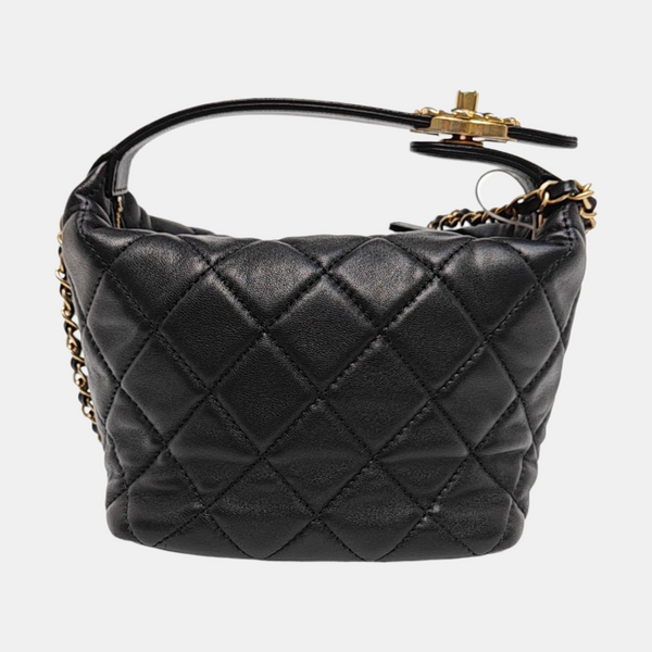 Quilted Lambskin Black