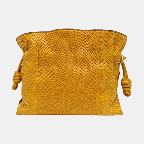 Authenticated pre-owned Flamenco Python Yellow - Shoulder Bag at Looply