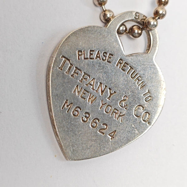 Return To Tiffany 925 Sterling Silver Necklace