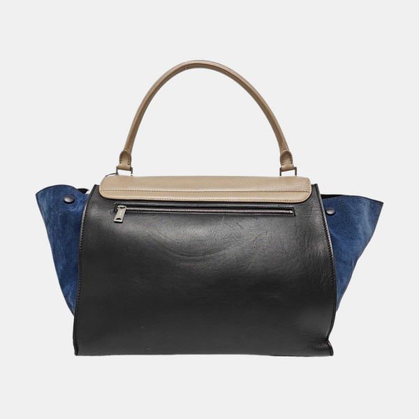 TRAPEZE Medium Calfskin Black