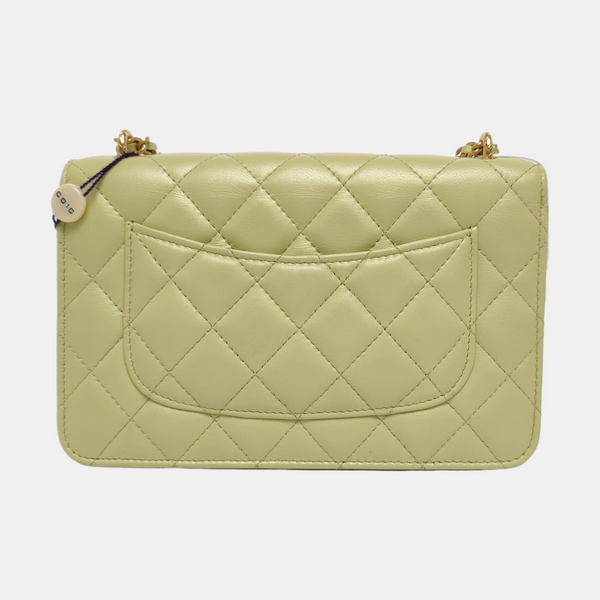 Quilted Lambskin Green