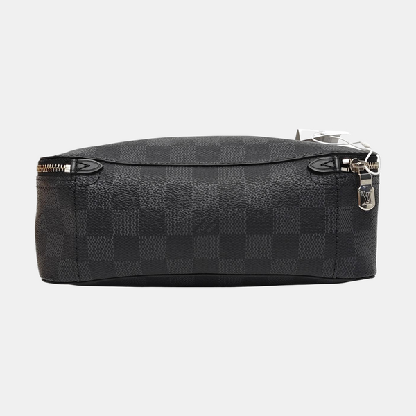 CUBE DE RANGEMENT MM Damier Graphite Coated Canvas Gray
