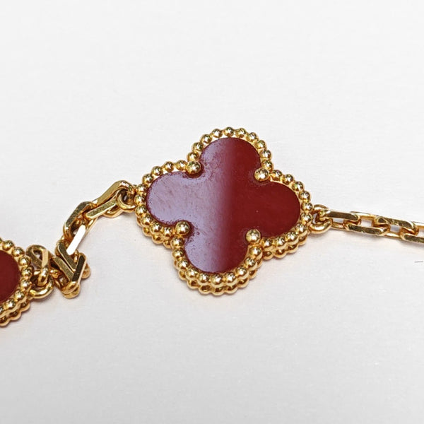 Vintage Alhambra 18k Gold Bracelet