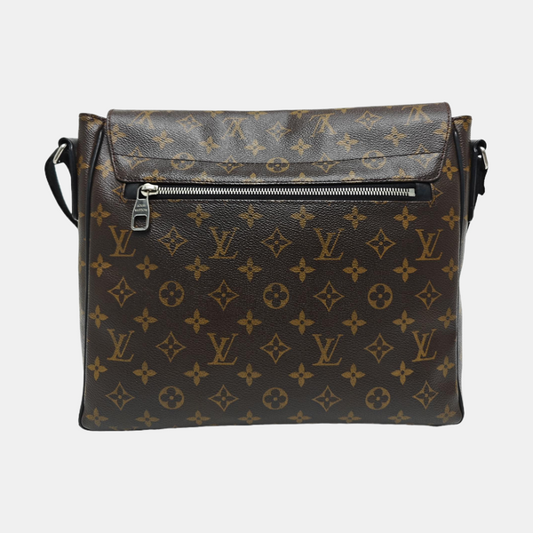 DISTRICT MM Monogram Coated Canvas Brown