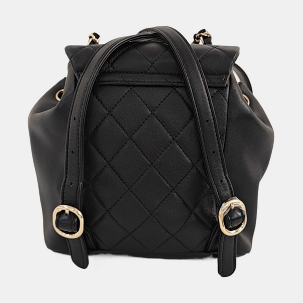 DUMA Quilted Lambskin Black