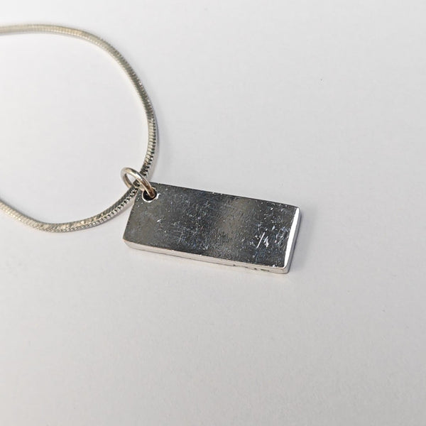 Trotter 2 Metal Silver Necklace