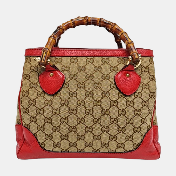 Monogram Canvas Tote Bag Beige