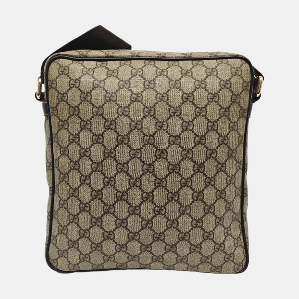 GG Supreme Monogram Coated Canvas Black