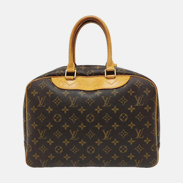 DEAUVILLE Monogram Coated Canvas Brown