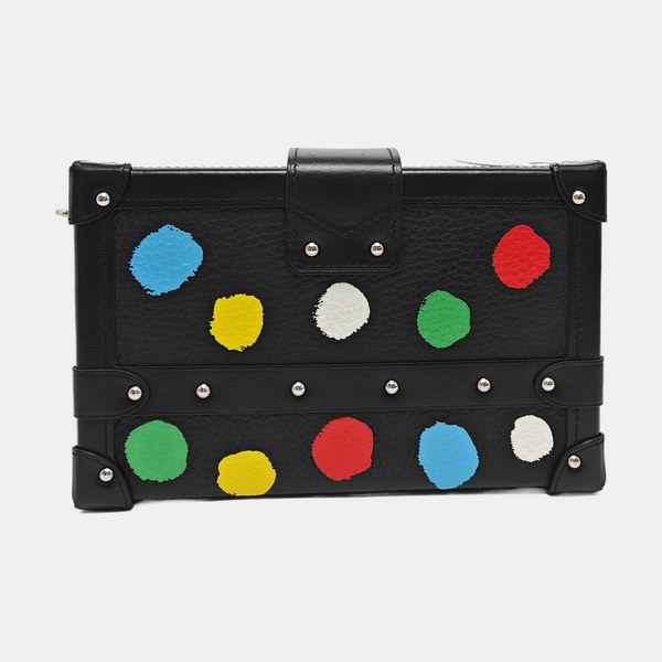 PETITE MALLE Calfskin Black
