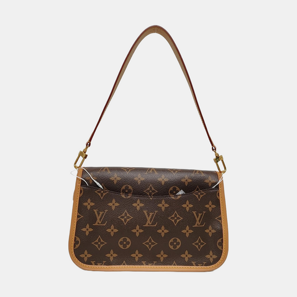 DIANE Monogram Coated Canvas Brown