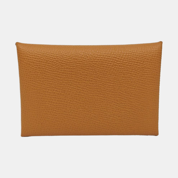 Calvi Epsom Brown Card Holder