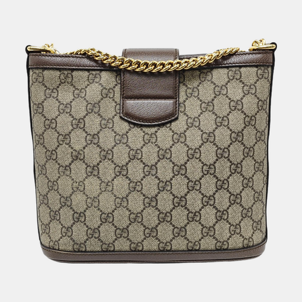 Dionysus Medium Monogram Coated Canvas Beige