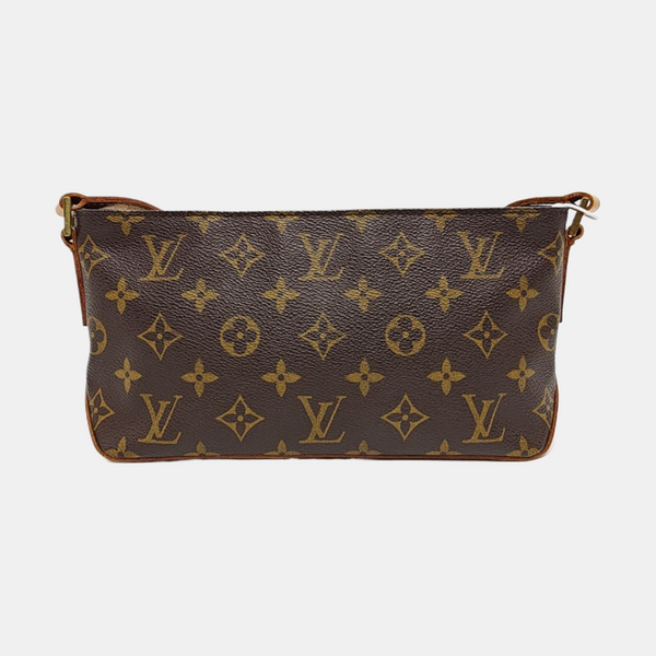 TROTTER Monogram Coated Canvas Brown