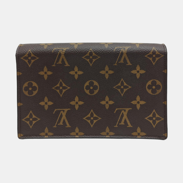 FLORE Monogram Coated Canvas Brown