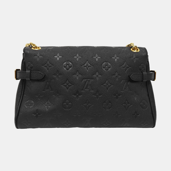 Anytime Flap Monogram Calfskin Black