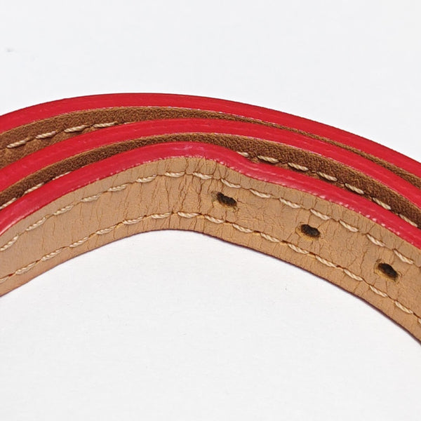 Leather Red Bracelet