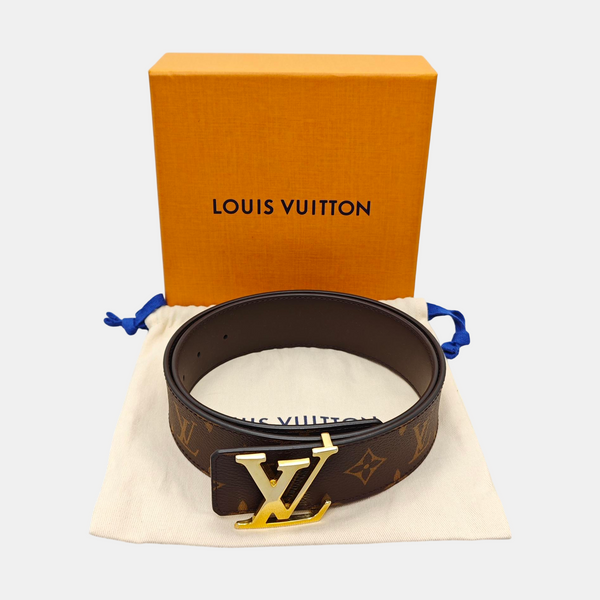 LV TAG Coated Canvas Brown Belt