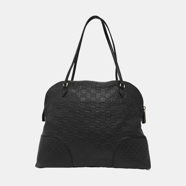 Bree Monogram Calfskin Black