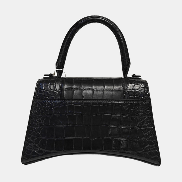 Hourglass S Calfskin Black