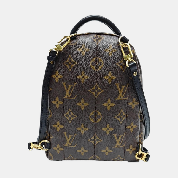 PALM SPRINGS Mini Monogram Coated Canvas Brown