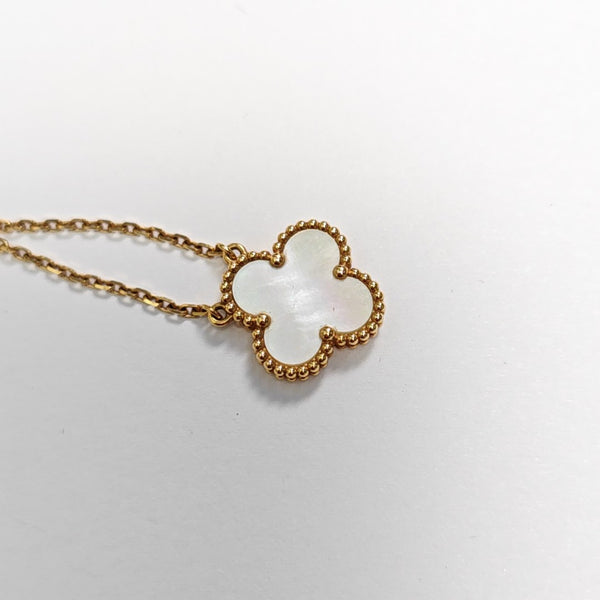 Vintage Alhambra 18k Gold Necklace