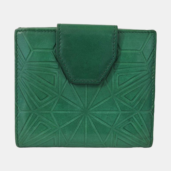 Calfskin Wallet Green