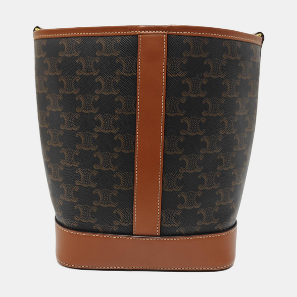 TRIOMPHE CANVAS Small Coated Canvas Brown