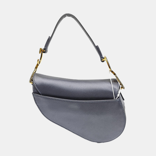 Saddle Silk Satin Blue