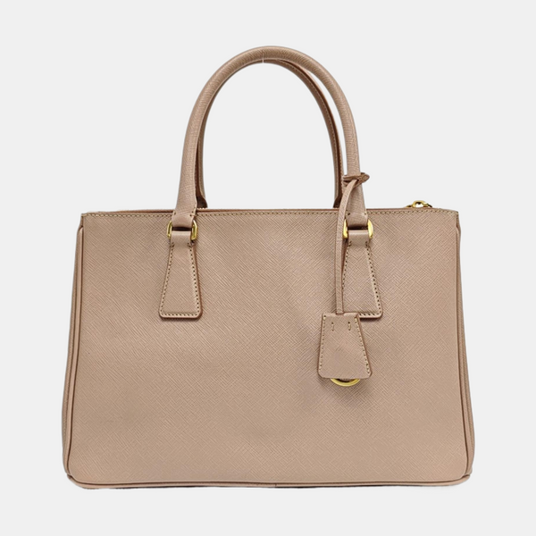 Authenticated pre-owned Galleria Saffiano Calfskin Pink - Tote Bag at Looply