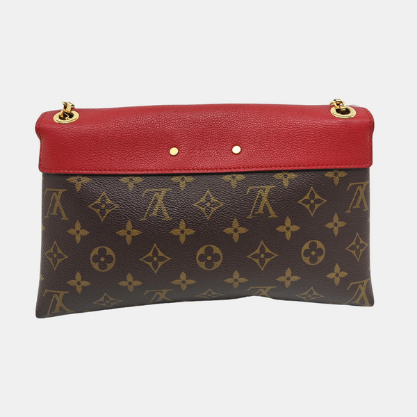 PALLAS BB Monogram Coated Canvas Brown