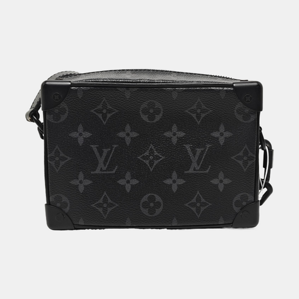 SOFT TRUNK Mini Monogram Coated Canvas Black
