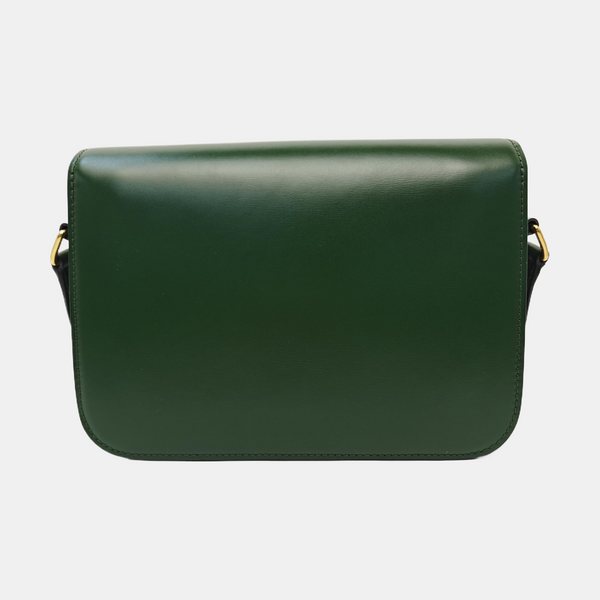 TRIOMPHE Medium Calfskin Green