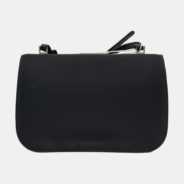 Fabric Crossbody Bag Black
