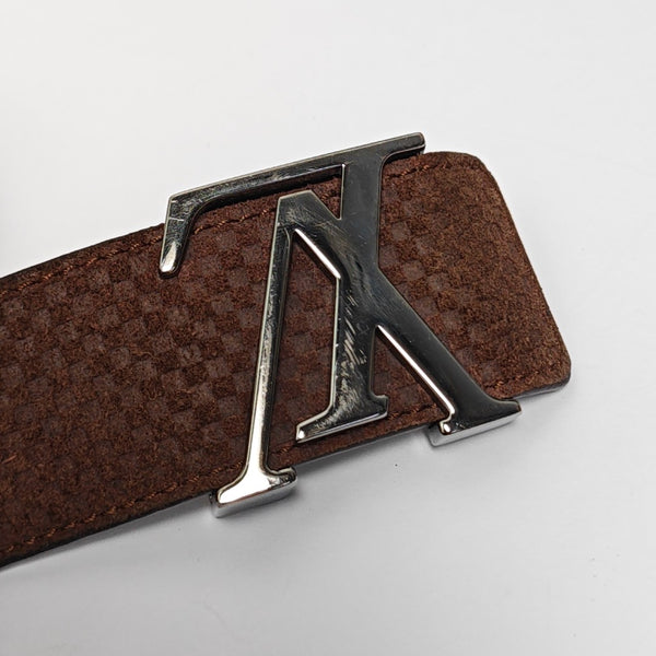 Suede Belt Brown