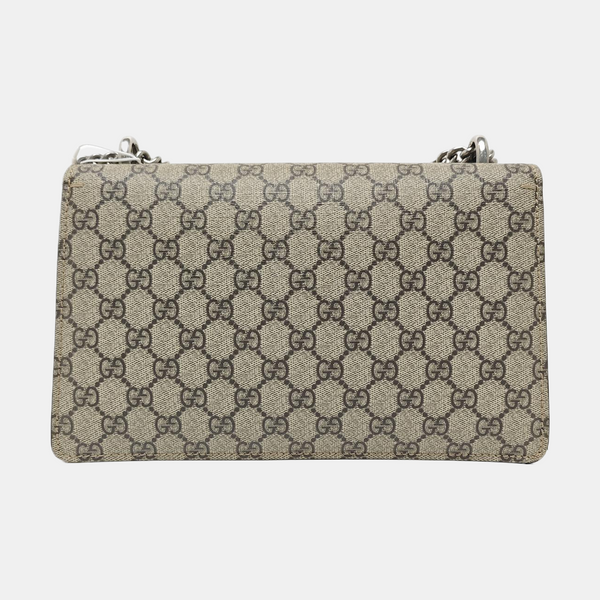 Dionysus Small Monogram Coated Canvas Black