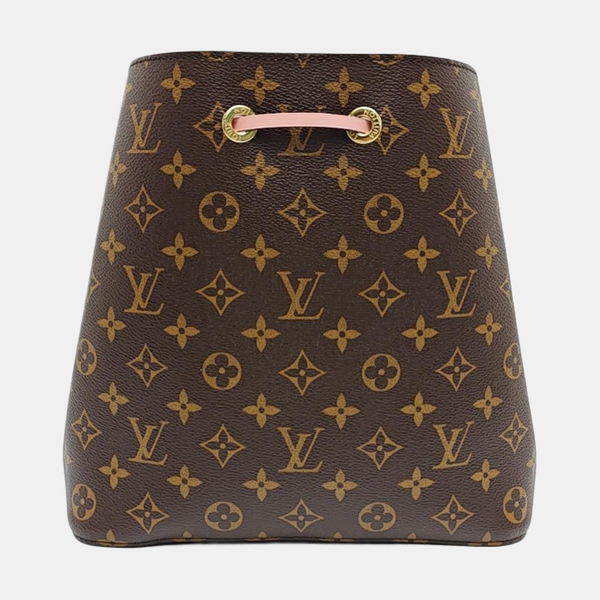 NÉONOÉ MM Monogram Coated Canvas Brown