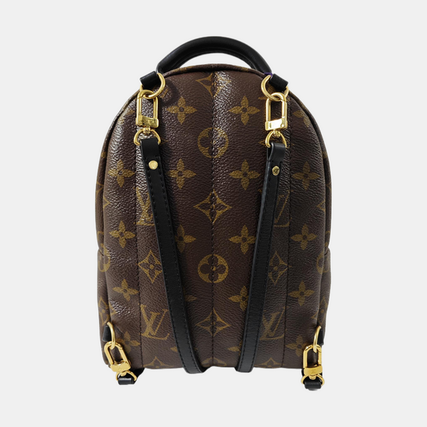 PALM SPRINGS Mini Monogram Coated Canvas Brown