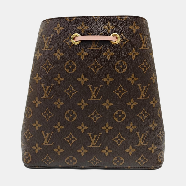 NÉONOÉ MM Monogram Coated Canvas Brown
