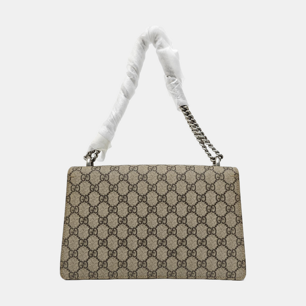 Dionysus Small Monogram Coated Canvas Black