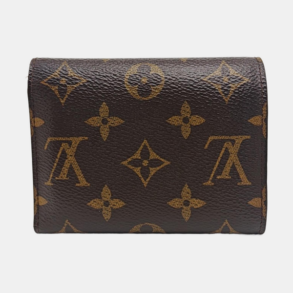 VICTORINE Monogram Coated Canvas Brown Wallet